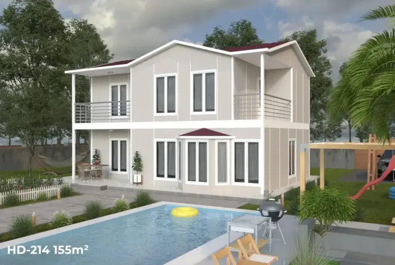 Prefabrik Çelik Hd Ev Tekirdağ Trakya 205 | Hibrit Design