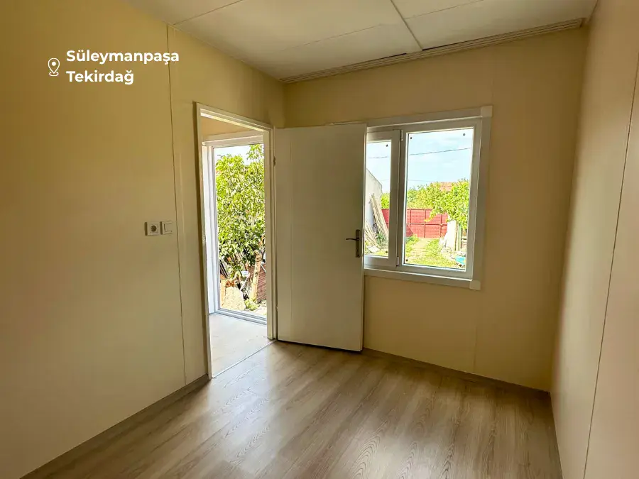 Edirne’de modern ve ekonomik prefabrik ev – Hibrit Design