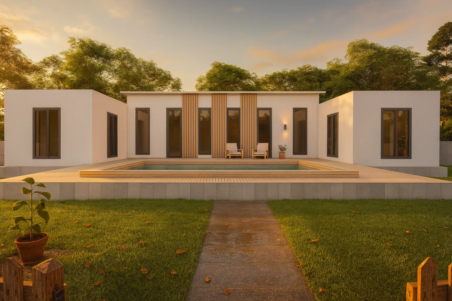 118 m² 4Plus1 Tek Katlı Çelik Ev | Hibrit Design