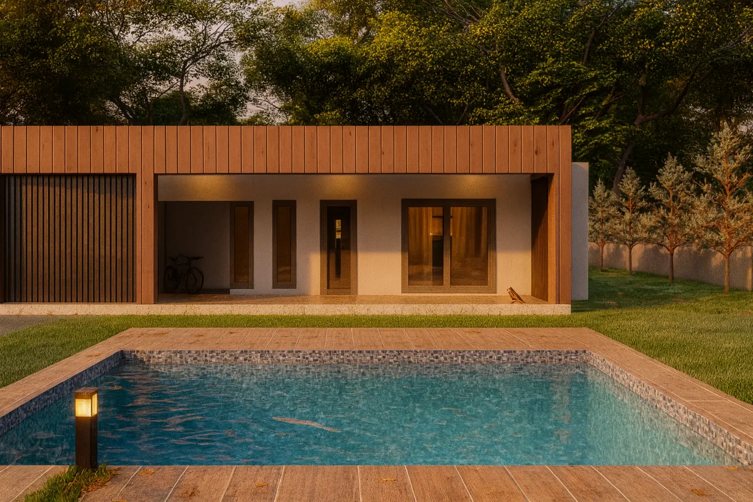 124 m² 2Plus1 Tek Katlı Çelik Ev | Hibrit Design