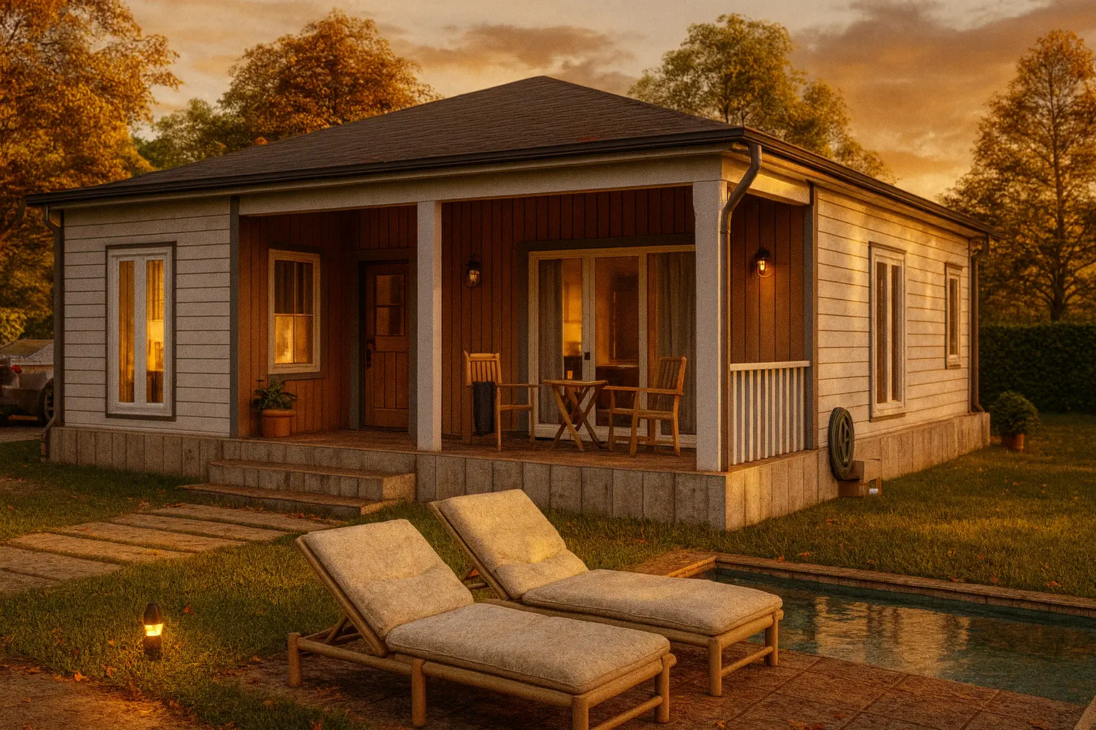 124 m² 3Plus1 Tek Katlı Çelik Ev | Hibrit Design