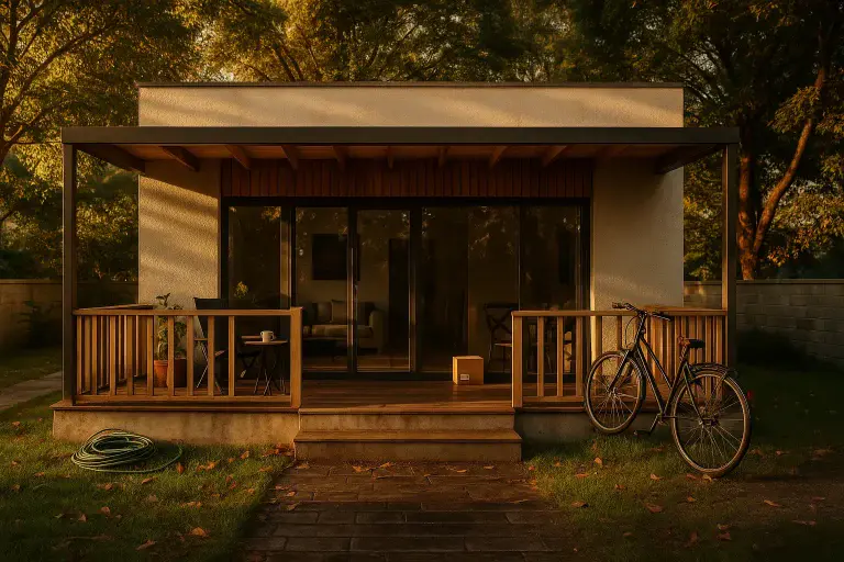 82 m² 2Plus1 Tek Kat Çelik Ev | Hibrit Design