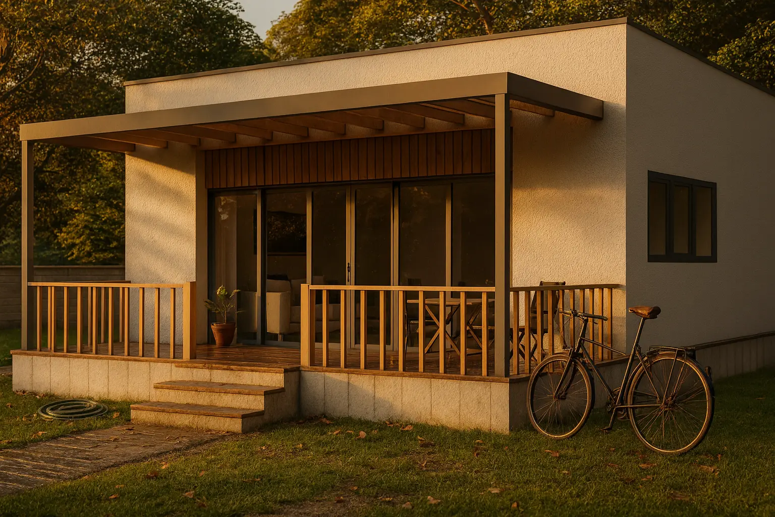 82 m² 2Plus1 Tek Kat Çelik Ev Modern Mimari | Hibrit Design