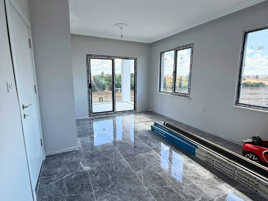 Kapakli Iki Katli Çelik Ev Tekirdağ Salon – Prefabrik / Çelik Ev