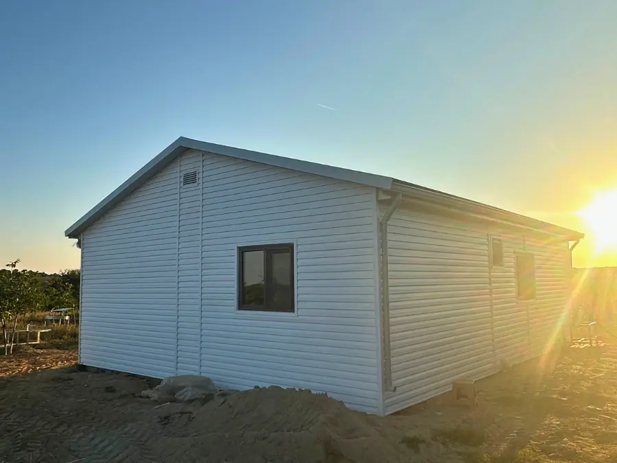 Kırklareli İç Mekân Prefabrik Beyaz Siding – Prefabrik / Çelik Ev