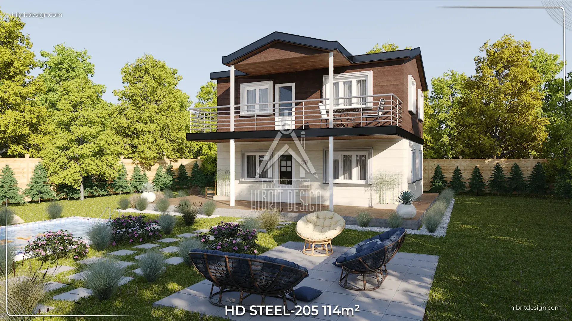 Dubleks çelik ev hd steel 205 2