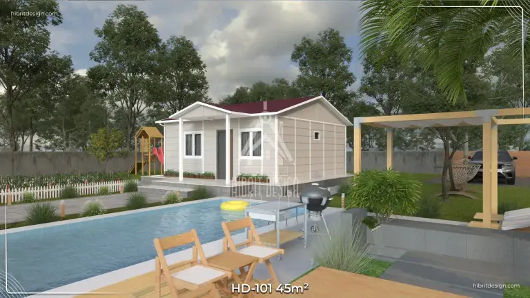 tek katlı prefabrik ev hd 101 4