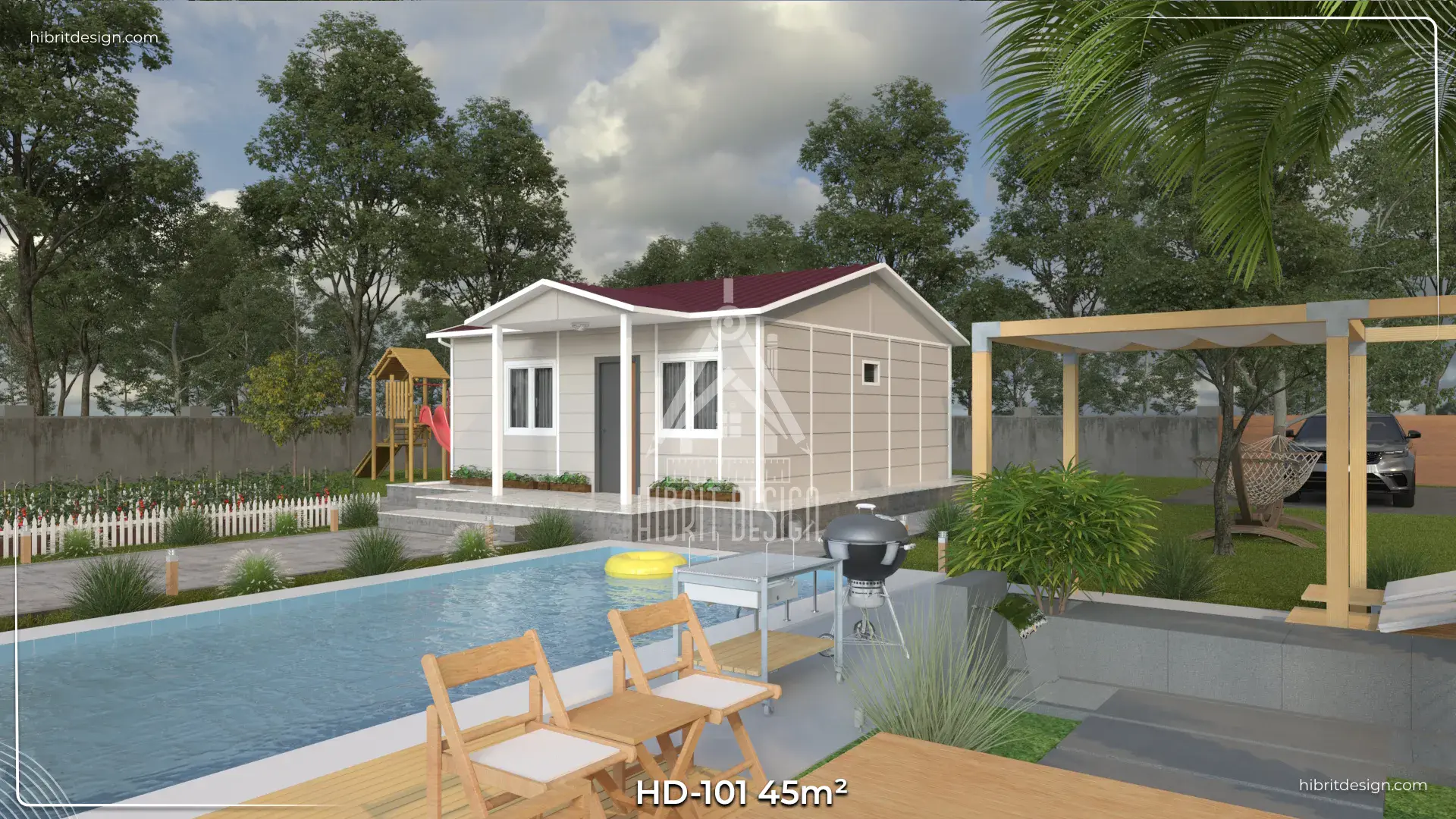 tek katlı prefabrik ev hd 101 4