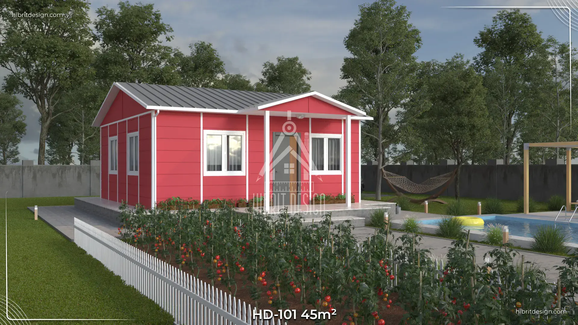 tek katlı prefabrik ev hd 101 6