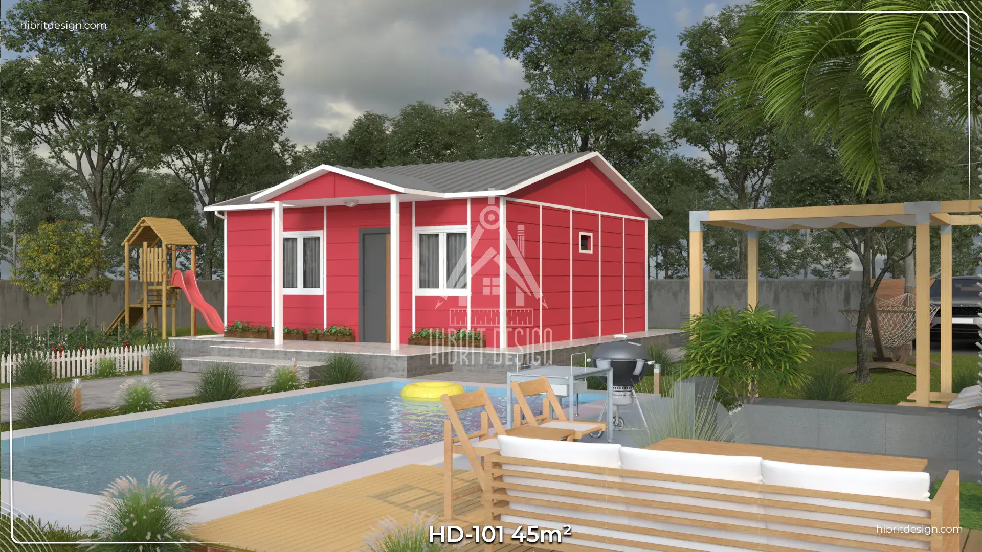 tek katlı prefabrik ev hd 101 7